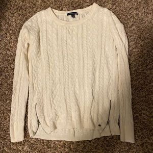 American eagle sweater with side zipper detail size small